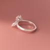 925 Silver Bow Adjustable Rings For Women Luxury Quality Jewelry Gift Female Accessories Jewellery