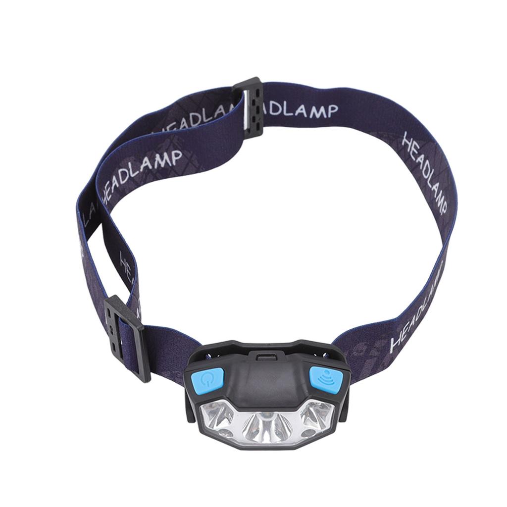 LED Stirnlampe 5 Helligkeitsstufen USB-Aufladung Leichtgewichtige Sensor-Stirnlampe LED Stirnlicht für Outdoor-Camping