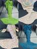 Fairy Tail Wool Mermaid Blanket With Heart Pattern For Cozy Home Decor