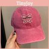 Peaked Cap Baseball Hat Bow Pattern Uv Protection Breathable Quick Gift Dry