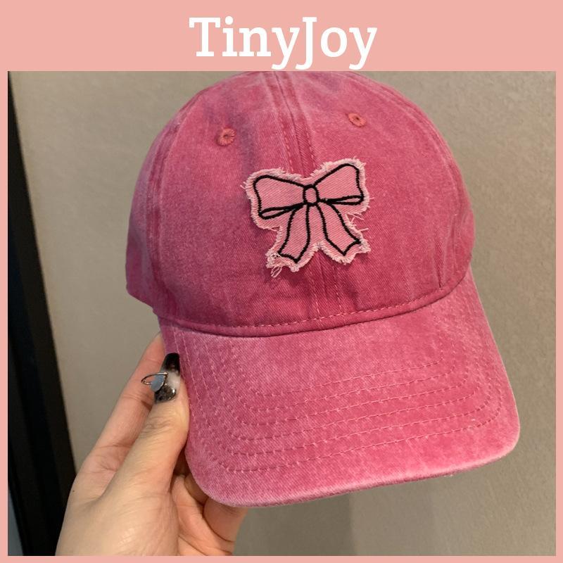 Peaked Cap Baseball Hat Bow Pattern Uv Protection Breathable Quick Gift Dry