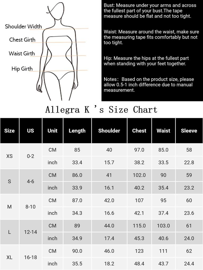 Allegra K Women's Button-Down Coat, Stand Collar, Long Sleeves, Belted, Winter Classic Long Coat, Black, Size M