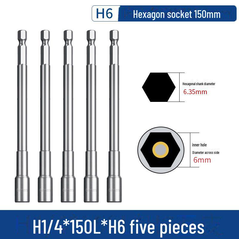 Dane Tools Magnetischer Inbusschlüssel und selbstschneidender Schraubendreher-Bohrersatz