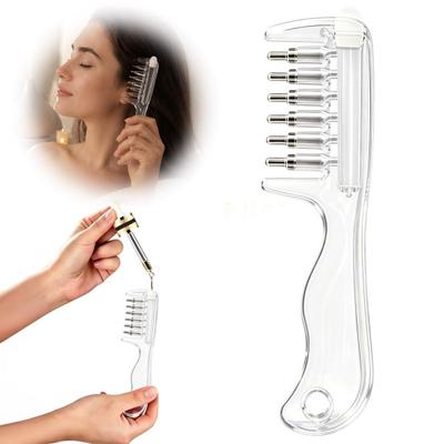 Portable Scalp Oil Dispenser 1/2Pcs Refillable Hair Applicator Comb, Leak Proof Women Comb for Growth, Massaging Men