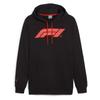 F1 Ess Motorsport Logo Hoodie Mixed Cotton French Terry Black