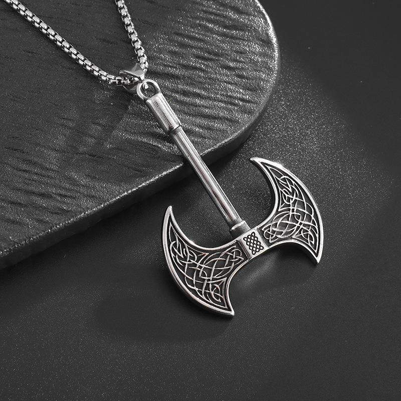 Accessories Celtic Ax Trendy Hip-hop Hip-hop Male Pendant Necklace