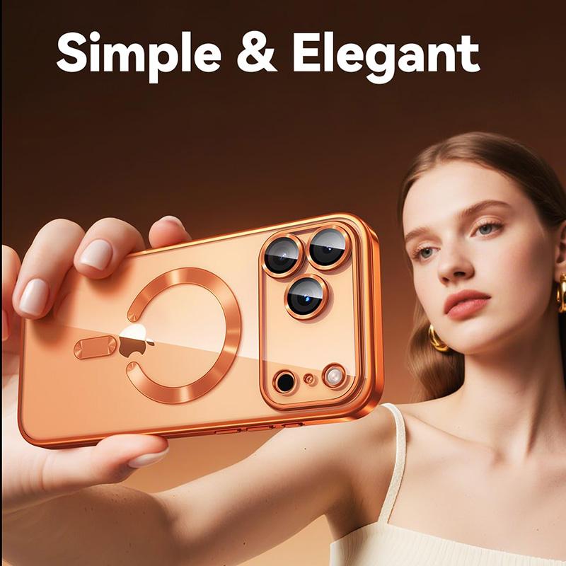 TPU Kameraschutz Für Magsafe Handyhülle Für iPhone 17 16 15 14 13 12 11 Pro Max Plus Air Transparente Hüllen Abdeckung funda