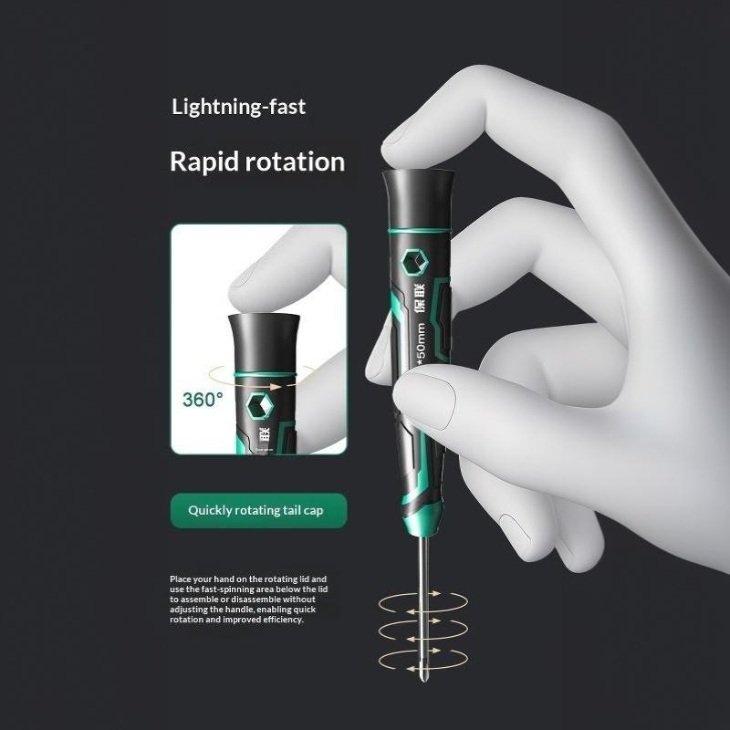 Precision Magnetic Screwdriver Anti-Slip Handle Slotted Type Mini Screw Driver Installation And Disassembly Repair Tool