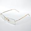 Rimless Titanium Alloy Luxury Glasses - Unisex Retro Light Frame