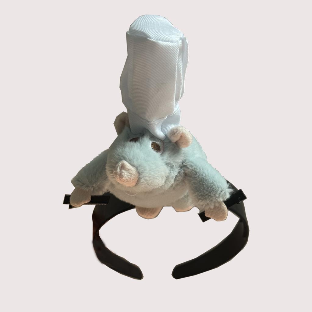 Ratatouille Hairband Cute Headband Kawaii Plush Hair Accessory Color Doll Wide-Brimmed Hairpin Creativity Headdress Gift