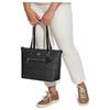 Coach Monogram Canvas Leather Tote Bag , Shopping Bag , Handbag , Shoulder Bag Women's Black (Unisex) Shoulder Bags 79609 SVTSQ