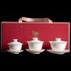 Sushic White Porcelain Sancai Teacup