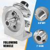 Hand Pump Fuel Filter Base Assembly for R45T R60T R90T Filters, Metal Bracket Base for Marine Service Tasks and Repair