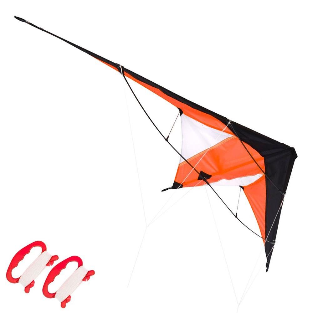 Orange Acrobatic Kite 120X50 Cm