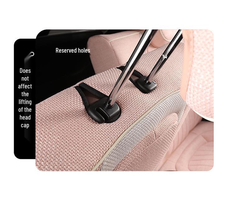 2023 Wuling Bingo Cute Cartoon Car Seat Covers for Women - Winter & All-Season Full Surround Cushion.