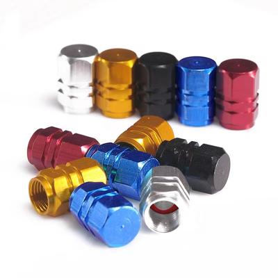 Bouchons de roue antivol en aluminium, 4 pièces/lot, valves de pneus de roue de voiture, tige de pneu, bouchons de valve d'air, couvercle hermétique, accessoires de voiture