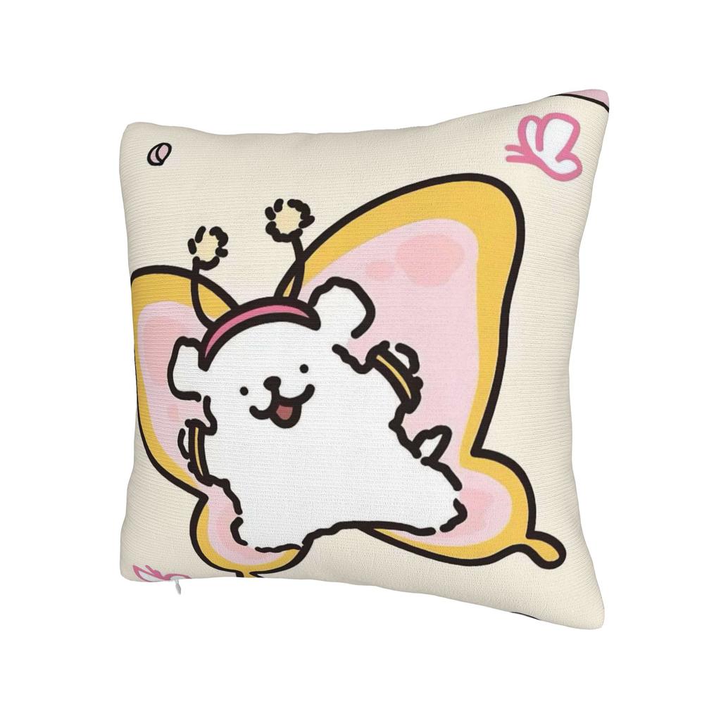 Cartoon Maltese Pillow Cover Line Dog Puppy Soft Cushion Cover Vintage Pillow Case For Wedding Party Home Decor