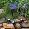 Solar Pond Lights IP68 Waterproof Submersible LED Spotlights Underwater Landscape Lamp for Garden Fountain Pool Pond Decor Lamp