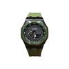 Casio Men Liquid Crystal,Analog Dual Display Series Black Watch GA-2100-1A1(Watch3--)