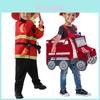 Costum Pompier pentru Copii de Halloween Set Cosplay pentru Copii cu Material Poliester