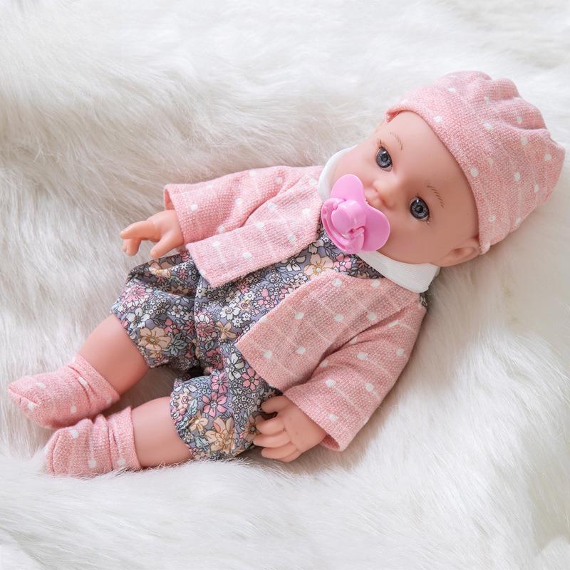Rebirth Doll Soothing Doll Baby Doll Origin Vinyl Doll Doll Doll Children's Soft Rubber Toy Gift