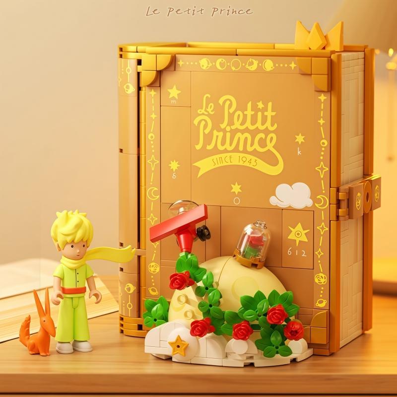 New Little Prince Fairy Tale Building Blocks 3D Books Assembly Toys Collection Ornaments Architecture Children'S Birthday Gifts