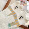 1 Pair Mid-Calf Stockings Home Sock Fleece Lining Clothing Accessories Floor Socks Funny Thickened Warmth Multi-Color