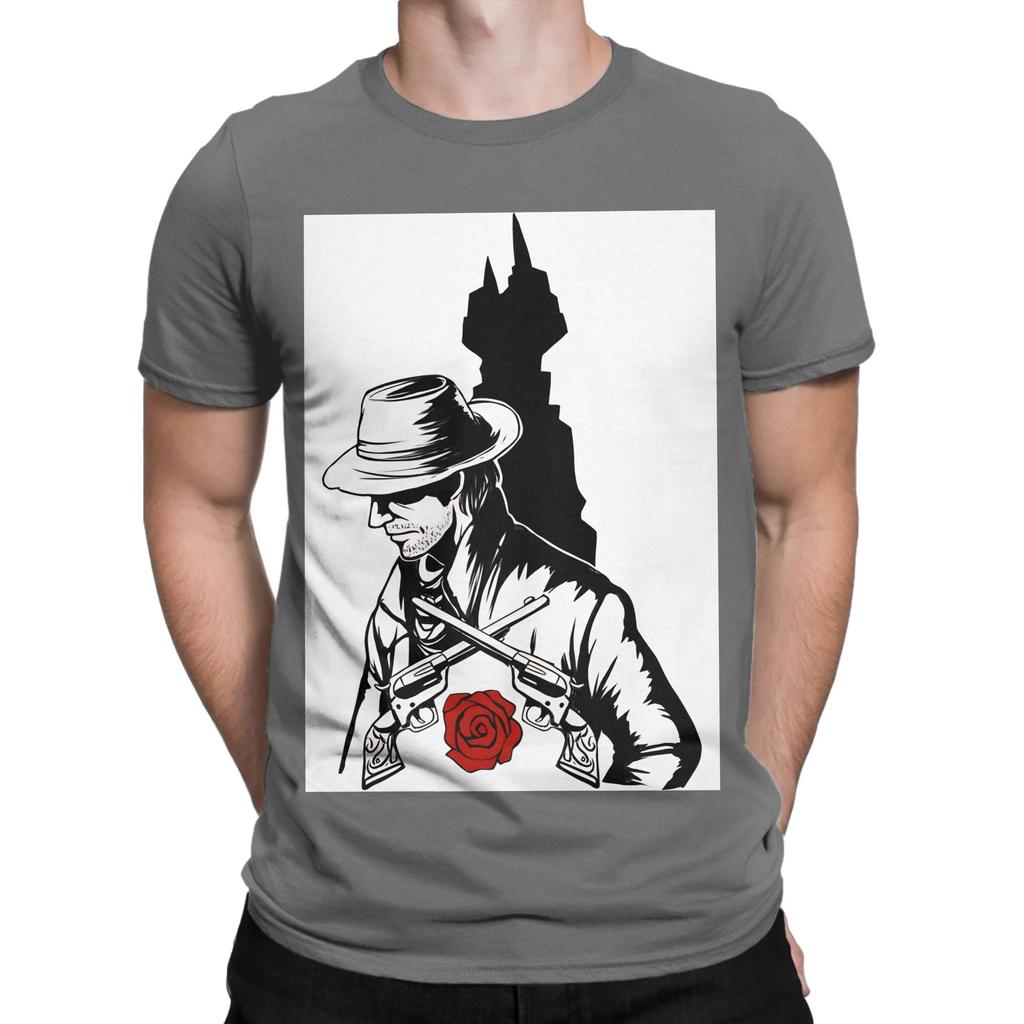 The Dark Tower poster Novelty 100 Cotton TShirt The Dark Tower Tees Tops For Unisex