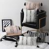 Plushes Chenilles Jacquard Stripeds Tassels Throw Pillow Cover, Bohemians Throw Pillow Cushions Sleeve for Fashionable Space