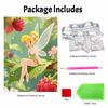 Disney Pearl Painting Jingle Bell Fairy Themed Creative Pearl Art Painting 5D DIY Pearl Embroidery Mosaic Cross Stitch Kit Home Decor