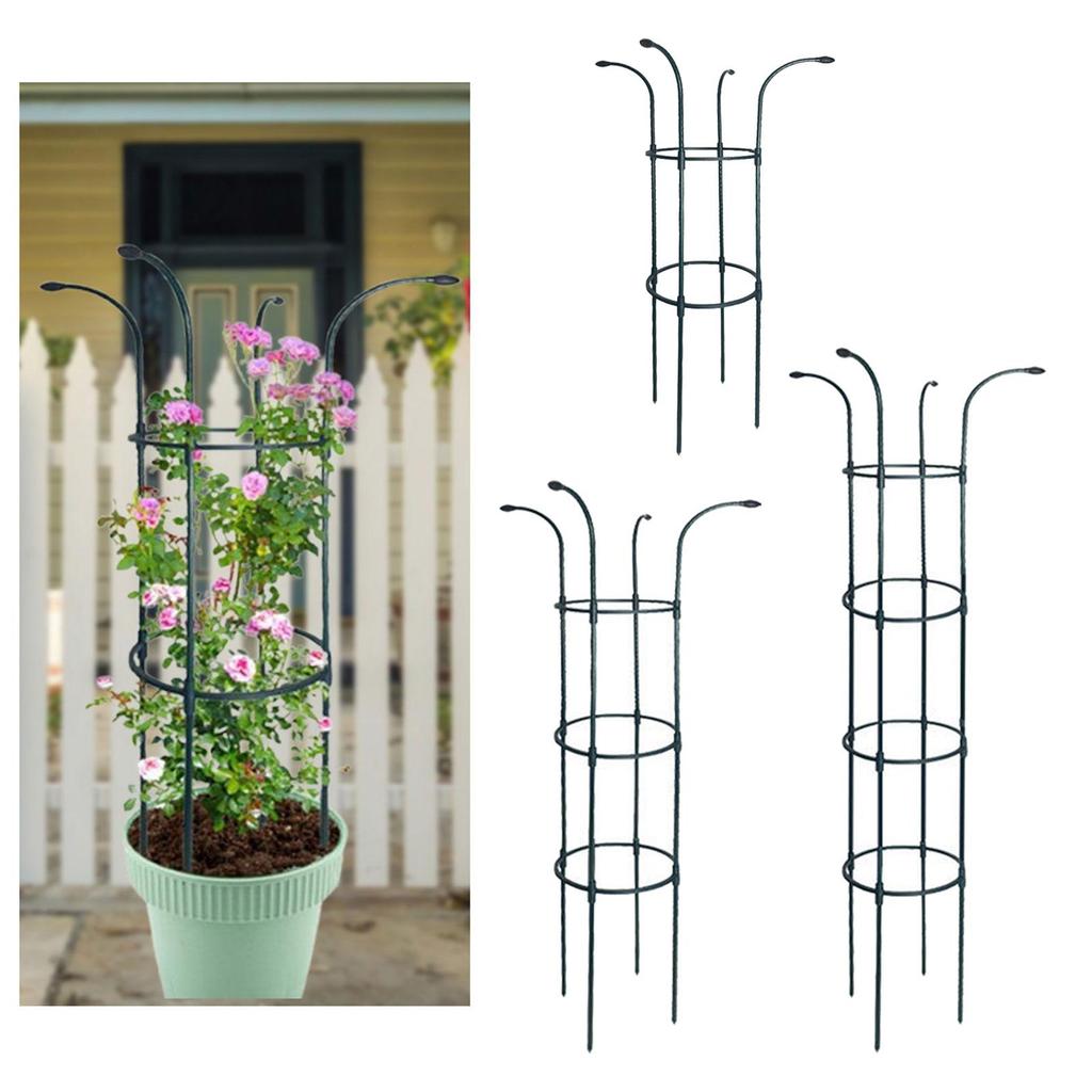 Garden Trellis Multifunctional Flower Stand Climbing Plants Frame Tall Plant Support for Courtyard Patio Clematis Fruits Flowers