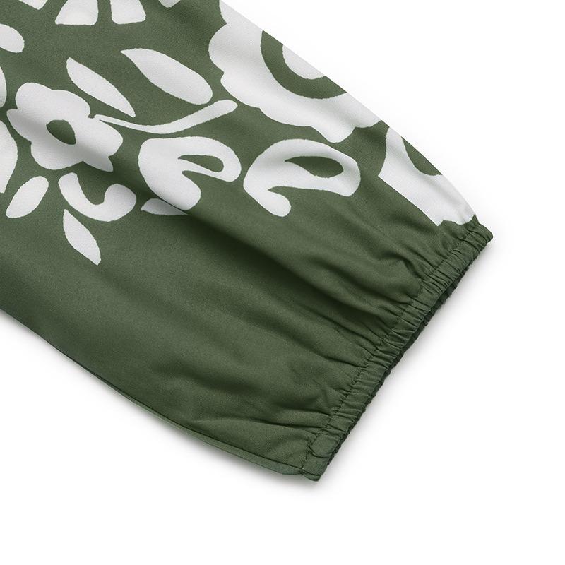 Women's Leisure Holiday Personality Vintage National Style Print Split Dress