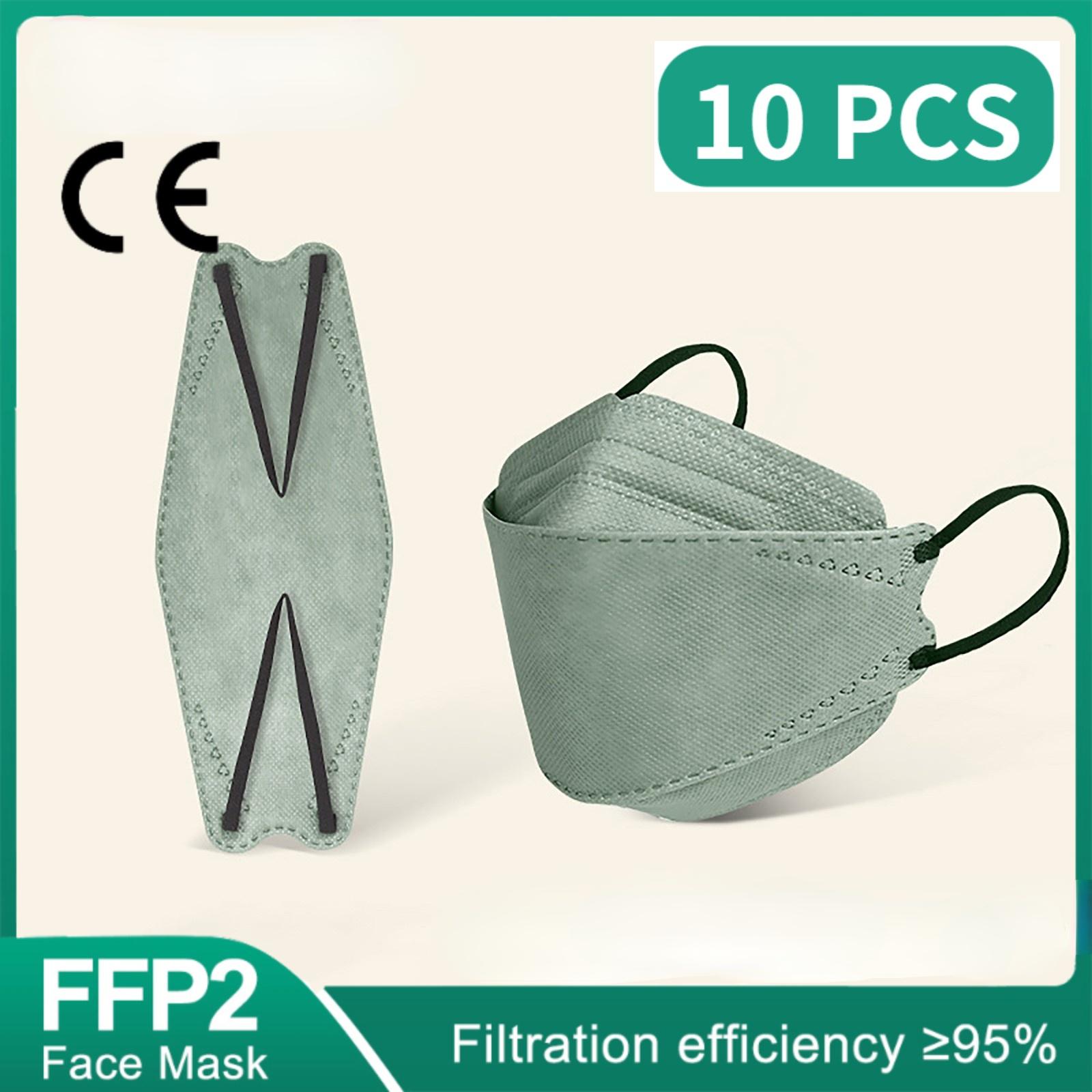 

Подходит для детей 4-12 лет, маски FFP2 Morandi, 4 слоя, корейские Homologada Mascarillas FPP2 Niños, черная маска FFP2mask Kids 10PCS