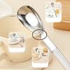 1/2Pcs Stainless Steel Mini Colander Food-Grade Small Strainer For Olive Sugar Garlic - Kitchen Household Creative Spoon Straine