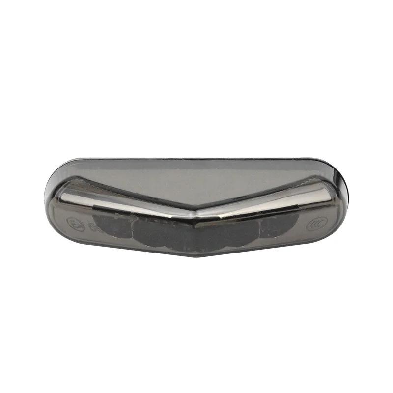 

Мини мотоцикл светодиодный задний фонарь для номерного знака 12 В задний стоп-сигнал для мотоцикла Pit Dirt Bike ATV Chopper Scooter Cruiser задний фонарь номерного знака серый