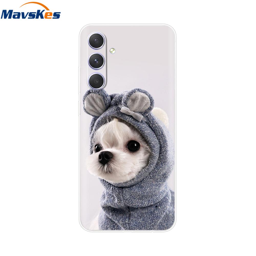 Shockproof Clear Silicone Soft Phone Back Case For Samsung Galaxy A55 5G SM-A556V A 55 Cases Cover Coque Shell Bags Mask Fundas