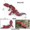 Kids' Educational Reptile Model: Gecko Simulation Ornament