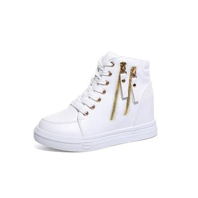 Fashion Shoes Woman 2024 Trend Women Shoes Thick Sole White Summer Breathable Platform Trend Round Head Female Casual Sneakers