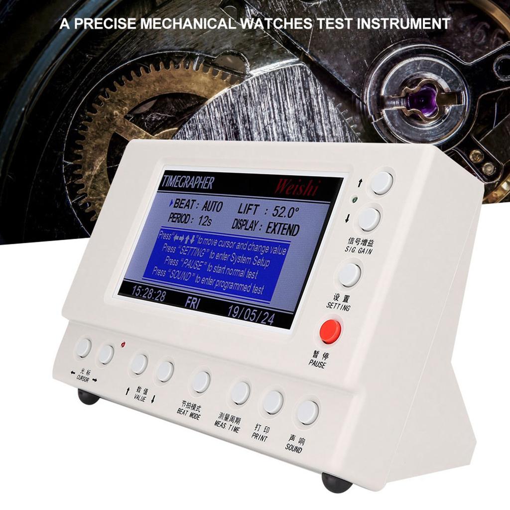 Weishi6000 Wysokiej Precyzji Mechaniczny Zegarek Narzędzie Testowe Narzędzie Timegrapher