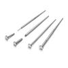 Piercing Insertion Pin Taper Guide Rod Tool 10Pcs Stainless Steel for Safe Nose Lip Navel Body Piercing Stretching