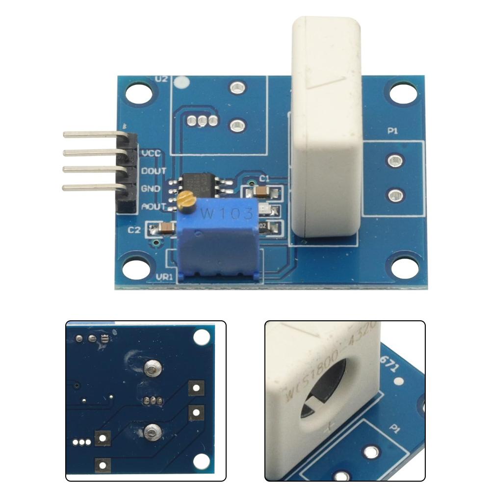 For Electrical Monitoring WCS1800 Hall Effect Current Sensor Module DC35A with Analog and Current Conversion Output