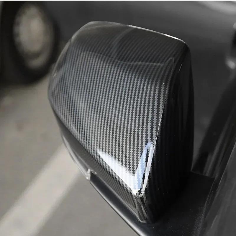 PAIR For 2013- Cadillac CT4 ATS Door Rearview Mirror Cover Exterior Cap Housing Side Wing Protective Shell Trim Car Decor