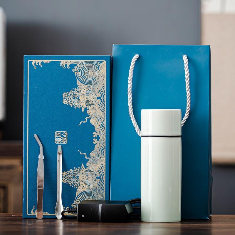 

Exquisite Ceramic Incense Burner Incense Holder Teahouse Decor Lotus Pattern Covered Incense Stove Ding Meditation Zen Decor