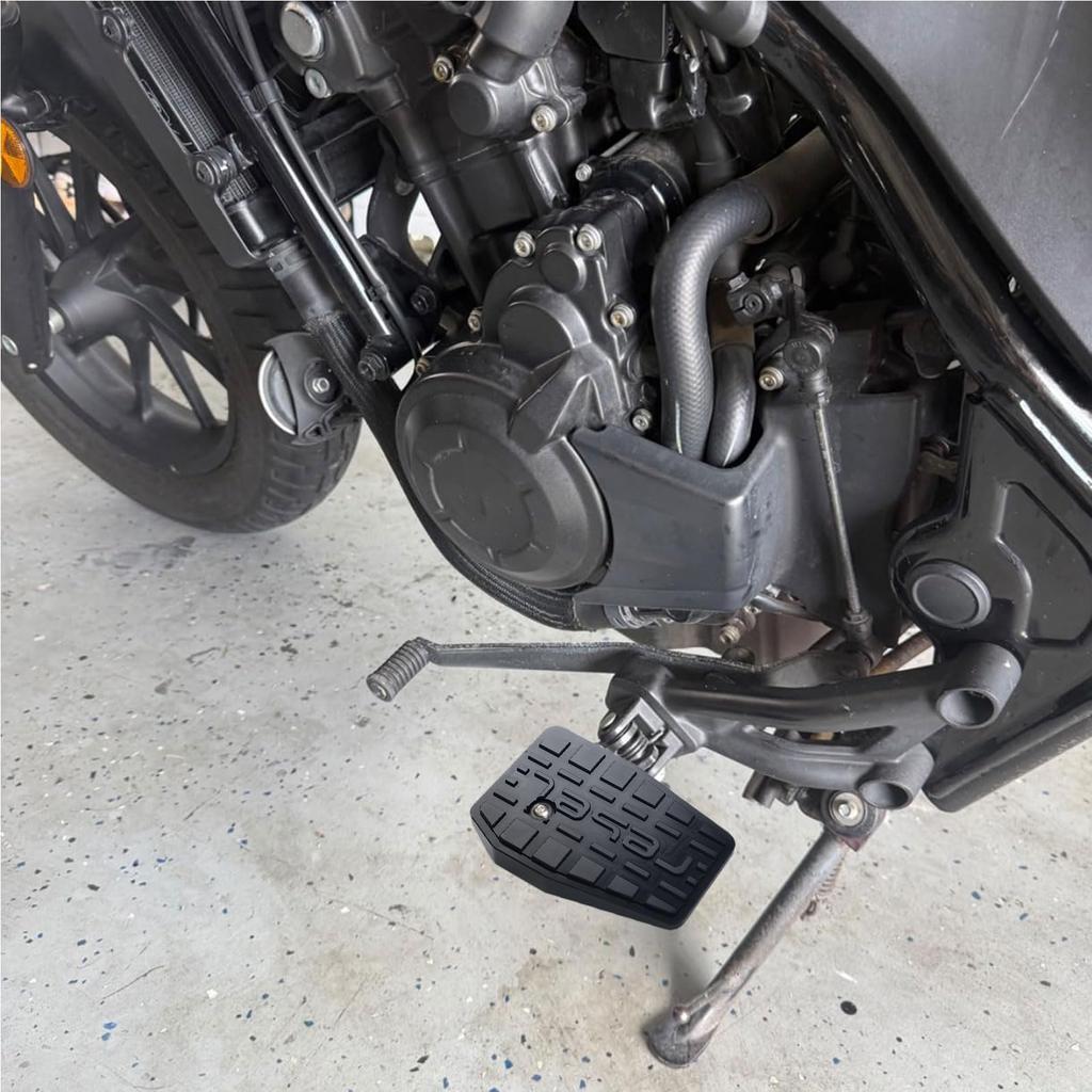 WOOGA Footrest Motorcycle Front Driver Wide Billet Foot Pegs Fit forHo&n&da Rebel 250 Rebel