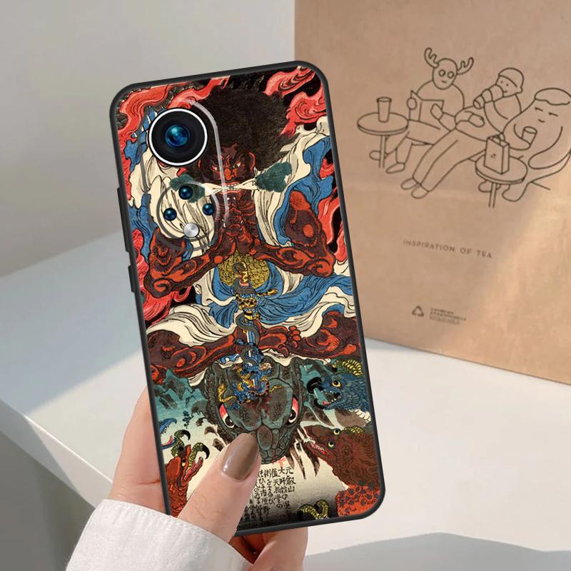 Japanese Ukiyo-e Art For Honor Magic 8 Pro 5 6 7 Lite Case For Honor Win RT 200 400 50 70 90 X8b X9a X9b X9c X9d