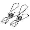 10Pcs Stainless Steel Clothes Clips Available In 2 Sizes For Hanging Clothes Or Drying Clothes Clips Clothes Pegs Clothes Hooks