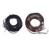 10Pcs 1.5Mm Adjustable Black Leather Cord Rope For Diy Necklace Bracelet Making