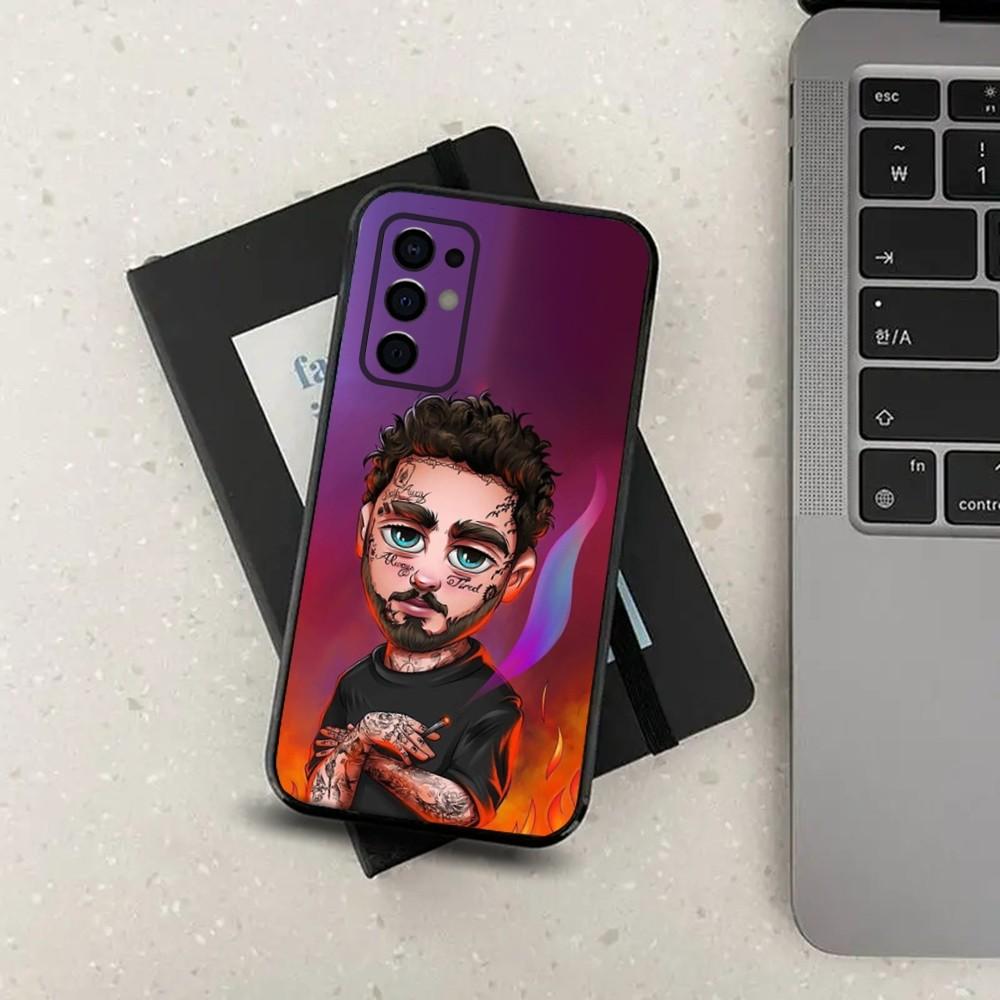 Post M-Malone Singer Phone Case For Samsung S24,S21,S22,S23,S30,Ultra,S20,Plus,Fe,Lite,Note,10,9,5G Black Soft Cover