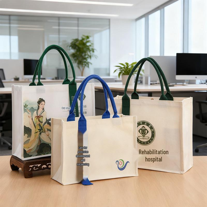 DIY Student Ribbon Style Canvas Tote Bag