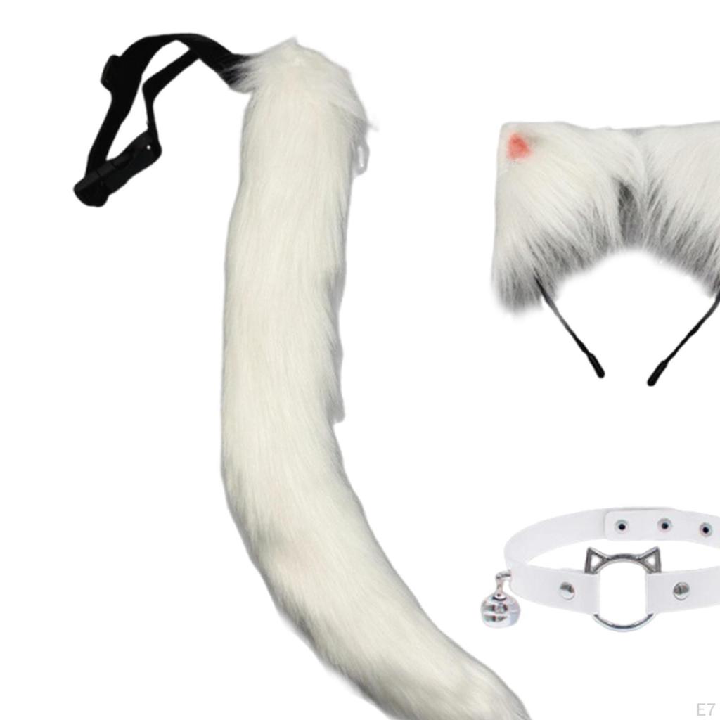 And Tail Set Ear Headband for Party Performance Fancy Dress